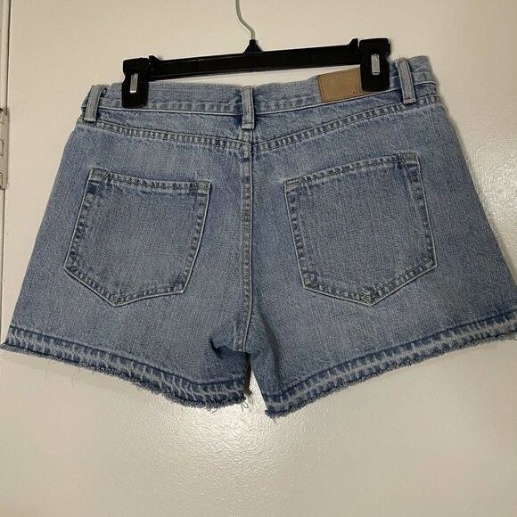 All Saints high waist medium was cotton denim shorts size US 27 - Picture 5 of 6